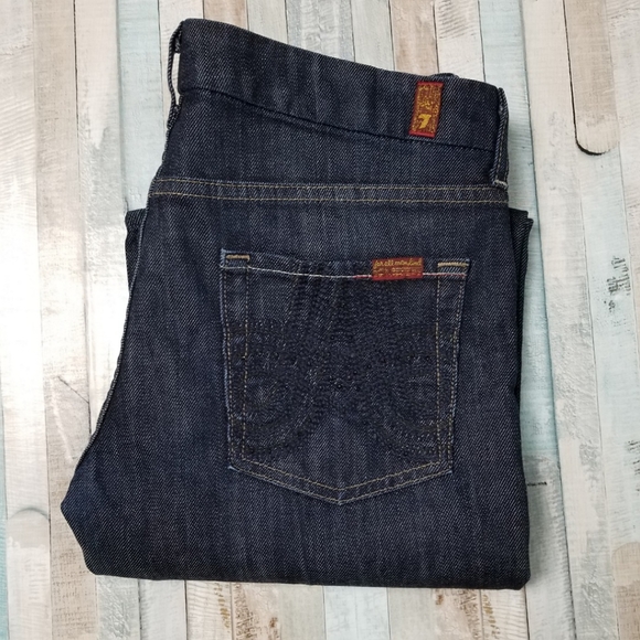 7 For All Mankind Denim - 7 For All Mankind A Pocket Bootcut Jeans